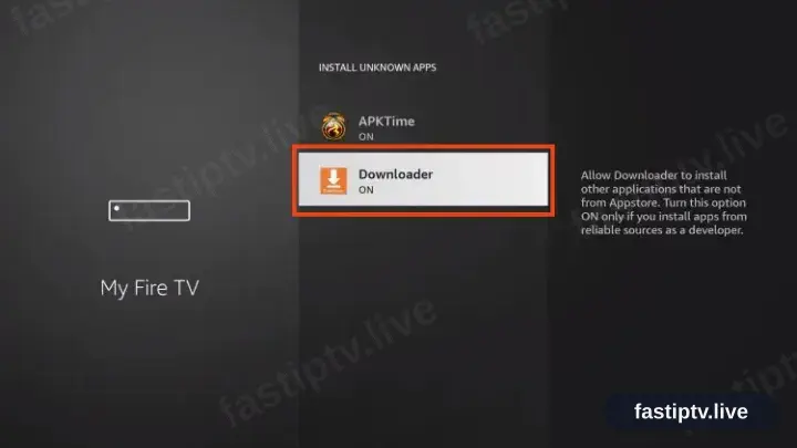 Downloader ist für unbekannte Installationen bestätigt freigegeben