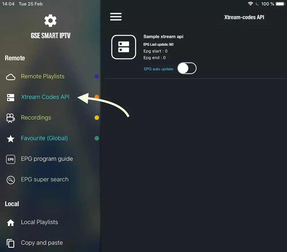 IOS IPTV Application